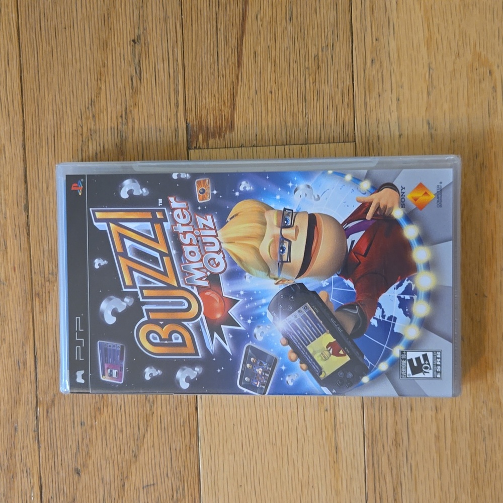 Buzz Master Quiz (Sony PSP, 2008 Factory Sealed